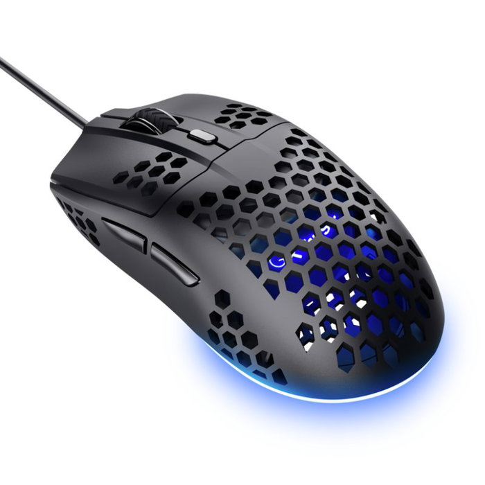 Trust GXT 928 Helox Ratón Gaming Óptico 6400 DPI Negro